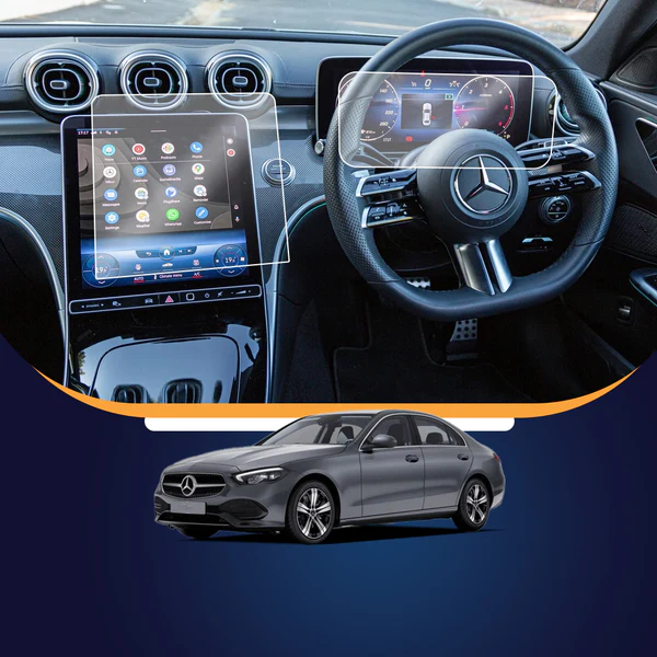 Mercedes-BenzC-Class2022-23TouchInfotainmentAndInstrumentClusterScreenGuard