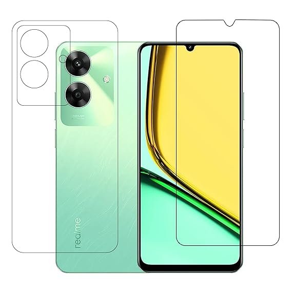 Mobile Front And Back Screen Protector Compatible With Realme C61 9h Protective (Flexible Screen Protector)