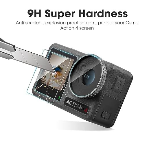 DJI OSMO ACTION 4 CAMERA SCREEN PROTECTOR PRISM GUARD - Image 3
