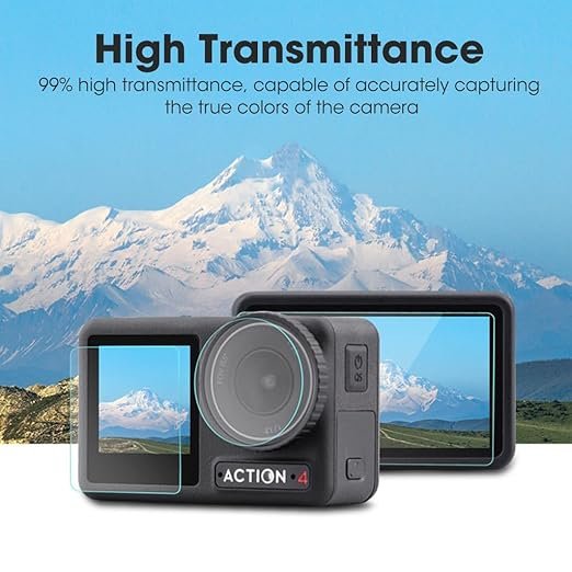 DJI OSMO ACTION 4 CAMERA SCREEN PROTECTOR PRISM GUARD - Image 5