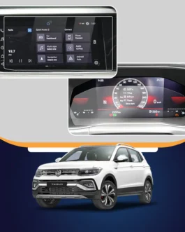 VOLKSWAGEN TAIGUN (10 INCH) INFOTAINMENT WITH CLUSTER SCREEN PROTECTOR PRISM GUARD