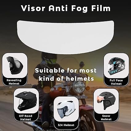 HELMET VISOR ANTI FOG PROTECTIVE FLIM PRISM GUARD - Image 5