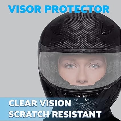 HELMET VISOR ANTI FOG PROTECTIVE FLIM PRISM GUARD - Image 2