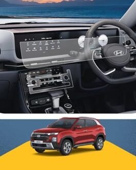 HYUNDAI CRETA 2024 FACELIFT10.25 INCH INFOTAINMENT AND CLUSTER (SXO) WITH AC PANEL SCREEN PROTECTOR PRISM GUARD