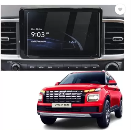 HYUNDAI VENUE 2022 FACELIFT SX(PETROL) 2022/2023 WITH BEZEL SCREEN PROTECTOR PRISM GUARD