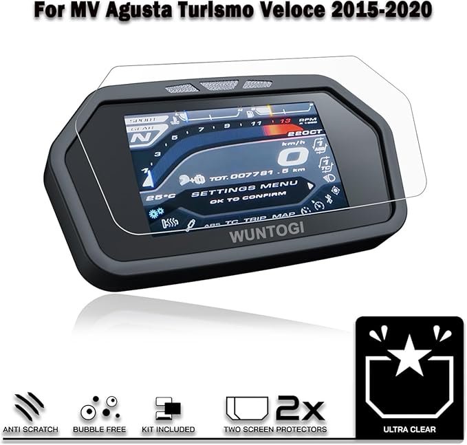 MV AUGUSTA TURISMO VELOCE 2015-2020 SCREEN PROTECTOR PRISM GUARD - Image 2