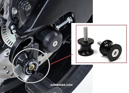 SPOOLS SLIDERS UNIVERSAL FOR ALL SPORT BIKE (BLACK,GREEN,SLIVER) PRISM GUARD - Image 6