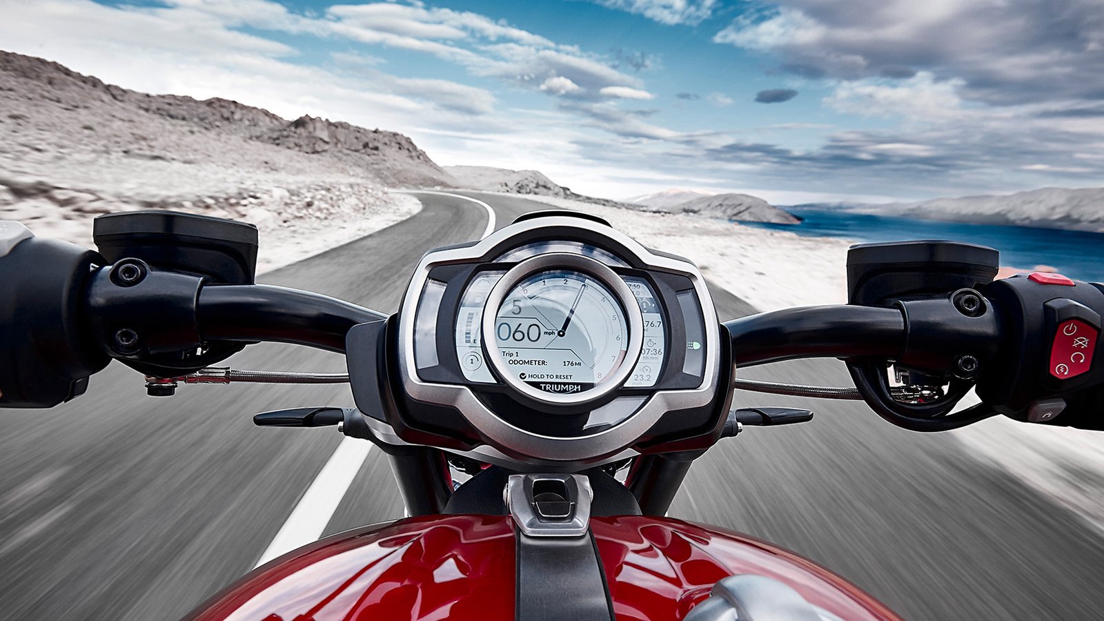 TRIUMPH ROCKET 3 R SCREEN PROTECTOR PRISM GUARD(2020+) - Image 2