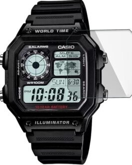 CASIO WATCH-AE-1200WH-1AVDF (D097) WATCH SCREEN PROTECTOR PRISM GUARD(PACK OF 2)