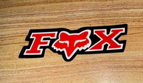 FOX SCTICKER FOR BIKE CAR CYCLE EXTERIOR SIDES BUMPER PRISM GUARD - Image 3