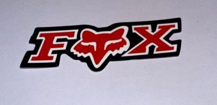 FOX SCTICKER FOR BIKE CAR CYCLE EXTERIOR SIDES BUMPER PRISM GUARD