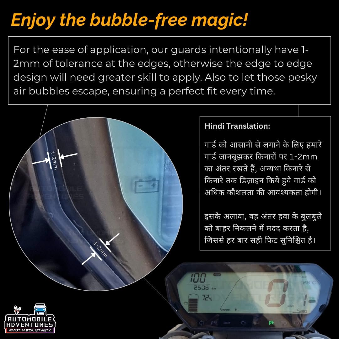 TATA NEXON AC PANEL SCREEN PROTECTOR PRISM GUARD (2025) - Image 6