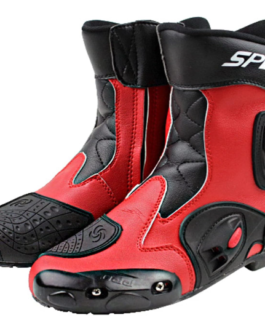 SPEED MOTORCYCLE LEATHER SPORTS RACING SHOES PRISM GUARD