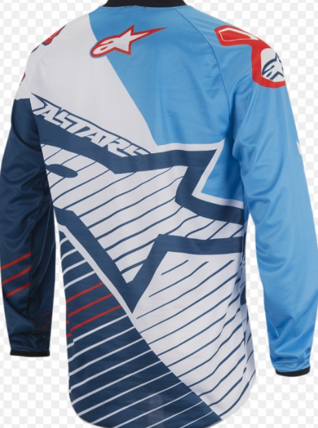 ALIPINESTAR RACER BRAAP JERSEY PRISM GUARD (BLUE) (L,XL) - Image 2