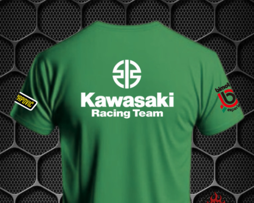 KAWASAKI NINJA RIDING TSHIRT PRISM GUARD (L,XL) - Image 2
